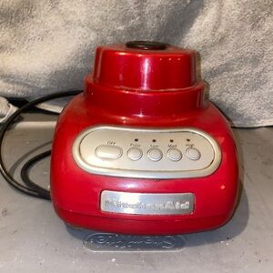 KitchenAid Red Blender 4 speed Base